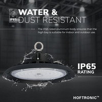 LED High bay 100W 6000K IP65 Philips LumiLEDs 140lm/W Powered by Hoftronic - 5 year warranty