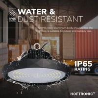 LED High bay Saturn 200W 120° IP65 Dimmable 5700K 190lm/W Hoftronic Powered 5 year warranty