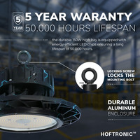 LED High bay 150W IP65 Dimbaar 6400K 160lm/W Samsung Powered 5 jaar garantie
