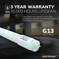 25x LED Leuchte 150 cm 24 Watt 3120lm 6000K IP20 130lm/W Flimmerfrei