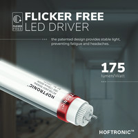 25x LED Wannenleuchte IP20 120 cm 6000K 18W 6300lm 175lm/W Flimmerfrei