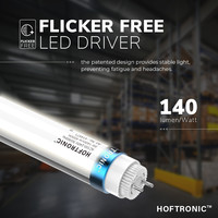 IP20 LED Fixture 60 cm incl. 1x9W 1260lm 4000K 140lm/W LED Tube