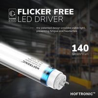 25x LED T8 Tube 60 cm 9 Watt 1260 Lumen 6000K Flicker Free 140lm/W - 50.000 hours - 5 year warranty