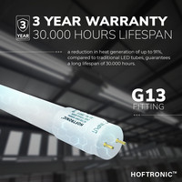 25x LED TL buis 150 cm 24 Watt 2640lm 6000K Flikkervrij incl. starter T8 (G13)
