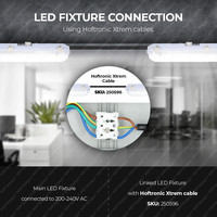LED T8 TL armatuur IP65 120 cm 4000K 18W 3150lm 175lm/W Flikkervrij koppelbaar