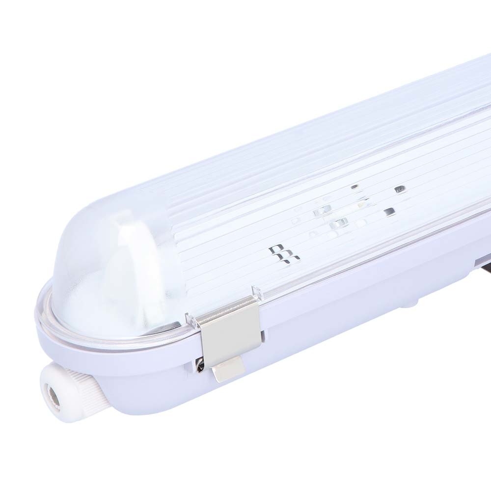 HOFTRONIC™ LED Feuchtraumleuchte IP65 120 cm 6000K Inkl. 2x18 Watt LED  Röhre 3960 Lumen