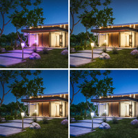 Kelly Smart LED Bollard Path Light Outdoor Landscape Classic - black - RGBWW - IP44 - 80 cm - E27 - WiFi+BLE
