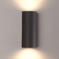 Set of 4 dimmable GU10 LED wall light Douglas - 2700K - GU10 - Up & Down light - IP65 - Incl. dimmer with remote control