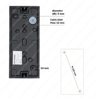 Set of 4 dimmable GU10 LED wall light Douglas - 2700K - GU10 - Up & Down light - IP65 - Incl. dimmer with remote control