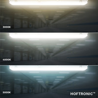 F01 IP66 LED Feuchtraum Wannenleuchte 120 cm 40W 5200lm - vernetzbar - Lichtfarbe einstellbar - Leistung einstellbar