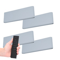 Satz von 4 dimmbare LED Wandleuchte Dallas XL Grau 24 Watt - 3000K - doppelseitige Beleuchtung - IP54 - Inkl. Dimmer mit Fernbedienung
