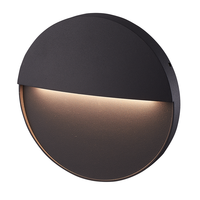 Gary LED Wall Light - 6 Watt - Dimmable - IP54 waterproof for outdoors - 3000K Warm white - Black - For living rooms, bathrooms, façades, bedrooms, halls and indoor spaces