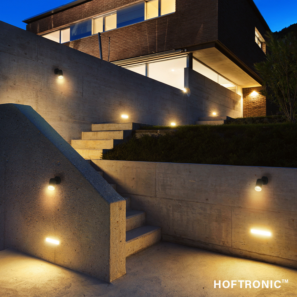 Lago kantelbare wandlamp - Dimbaar - IP44 - Incl. 6000K Daglicht wit GU10 spotje - Spotlight voor binnen en buiten - Geschikt als wandspot en plafonds