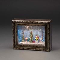 Indoor Schneelaterne - Schneemann - 20 x 25 cm