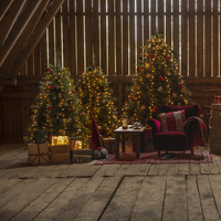 Lichtschutztuch - 150 LEDs - Extra warm weiß - 1.8 Meter - Weinachtslichter - Weihnachtsbaumbeleuchtung