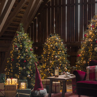 Lichtschutztuch - 150 LEDs - Extra warm weiß - 1.8 Meter - Weinachtslichter - Weihnachtsbaumbeleuchtung