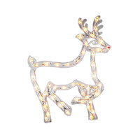 Kerstfiguur voor binnen - Rendier - 50 LEDs - 50 cm hoog