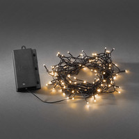 Kerstverlichting op batterij - 120 LEDs - Extra warm wit - IP44 voor binnen en buiten - 12 meter - Sensor - Timer - LED lichtsnoer