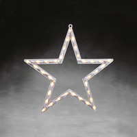 Indoor Weihnachtsstern - 35 LEDs - Weiß - 47 x 50 cm