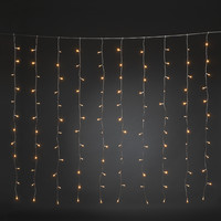 Lichtgordijn voor binnen - Extra warm wit - 1.4 x 1.2 meter - 120 LEDs - Kerstverlichting