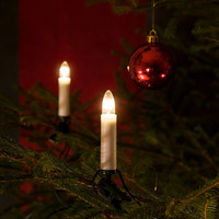 Kaarsverlichting binnen - kaarsen kerstboom - 25 kaarsen - 2700K Warm wit – 16,8 meter – IP20 - gloeilamp