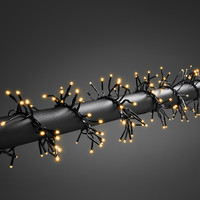 Indoor and outdoor cluster lights - 8 functions - 960 LEDs - 2100K Amber - 7.2 metres - Christmas lights - IP44 - Incl. Transformer