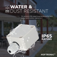 Schemerschakelaar - IP65 waterdichte daglichtsensor voor buiten en binnen - 3-100 Lux gevoeligheid - 3 jaar garantie - volledig instelbaar