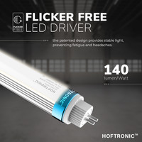LED T5 (G5) Röhre 145 cm - 30 Watt - 4200 Lumen - 4000K Ersatzt 100W (100W/840) Flimmerfrei - 140lm/W
