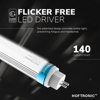 LED T5 TL buis 115 cm 18 Watt 2520 Lumen 6000K Flikkervrij 140lm/W (G5 fitting) - 50.000 branduren - 5 jaar garantie