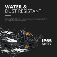 15m LED Prikkabel - String Light - 15 E27 Fittingen - IP54 Lichtsnoer buiten - excl. lichtbronnen