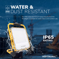 LED Worklight 100 Watt 6400K - Battery lamp - Adjustable work lamp with battery - 4 light modes - IP65 waterproof