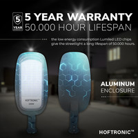 LED Straatlamp - 200 Watt - 22.000lm - 4000K - IP65 - IK08 - Flikkervrij - Lumileds - 5 jaar garantie