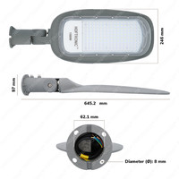 LED Straatlamp - 150 Watt - 16.500lm - 6400K - IP65 - IK08 - Flikkervrij - Lumileds - 5 jaar garantie