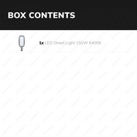 LED Straatlamp - 150 Watt - 16.500lm - 6400K - IP65 - IK08 - Flikkervrij - Lumileds - 5 jaar garantie