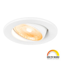 Malta LED inbouwspot badkamer wit IP44 5W 1800-2700K dim to warm dimbaar 5 jaar garantie