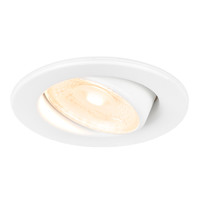 Malta LED inbouwspot Badkamer wit IP44 5W 2700K warm wit dimbaar 5 jaar garantie