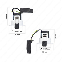 3x Malta - LED inbouwspots badkamer - wit - IP44 - 5W - 2700K warm wit - dimbaar - 5 jaar garantie