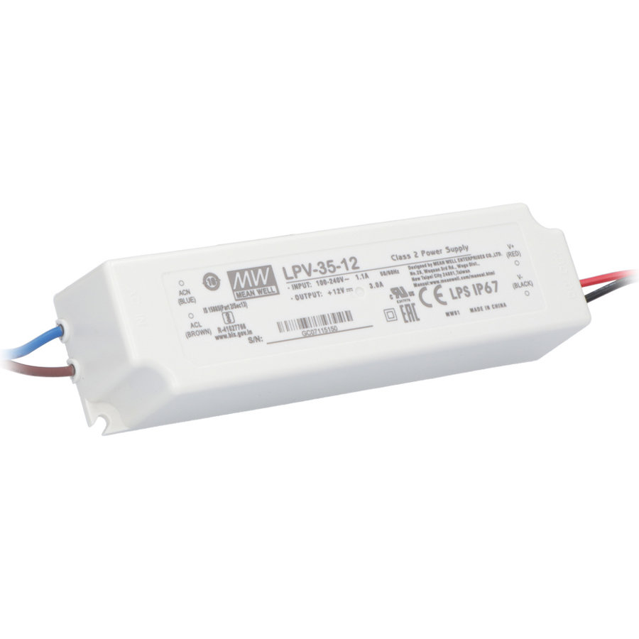 Meanwell LED Netzteil 36 Watt 12V nicht Dimmbar