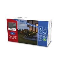 Outdoor mains power supply with 64 amber micro-LEDs, 36 volts and 10 meters of power cable.