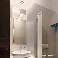 LED inbouwspot Salerno zwart 8 Watt 2700K IP44 kantelbaar