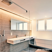 Set van 3 LED Inbouwspots Salerno wit 8 Watt 2700K IP44 kantelbaar