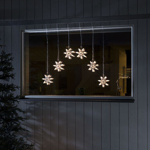 warmweiße Lichtvorhang Konstsmide 2x2m - - LEDs extra 320 außen