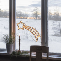 Kerstster voor binnen - 35 LEDs - 22 x 55 cm