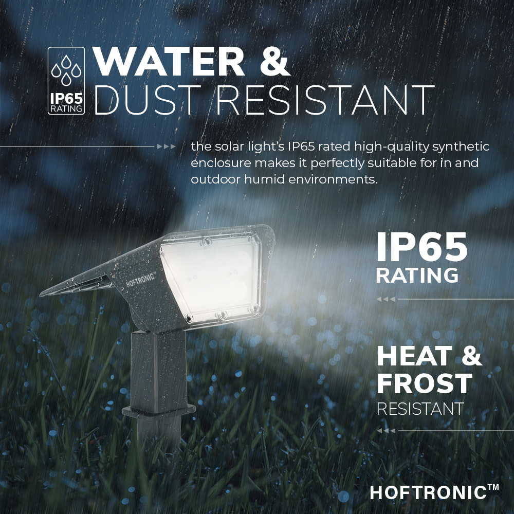 6x Odessa LED Solar Tuinspot Prikspot 6000K daglicht wit IP65 waterdicht - Tuin spots, spots bodem buiten