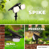 4x Solar LED Prikspot Pato PIR met bewegingssensor 3000K warm wit