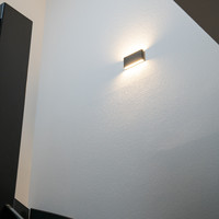 Dallas M dimbare LED wandlamp - 3000K warm wit - 12 watt - Up & Down light - Voor binnen en buiten - Grijs