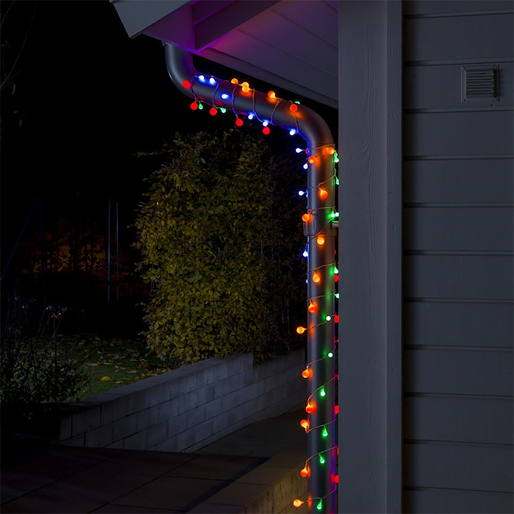 Konstsmide RGB Kleuren lichtsnoer voor buiten 80 LEDs 6 meter kerstverlichting