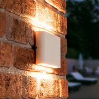 Dallas M dimbare LED wandlamp - 3000K warm wit - 12 watt - Up & Down light - Voor binnen en buiten - Wit