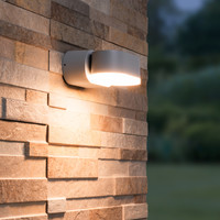 Dimmable LED wall light Dayton grey 6 Watt 3000K tiltable IP54 splash-proof 3 years warranty