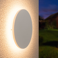 Casper XL LED Wall lamp White - 3000K warm white - 9 Watt - Round - Wall lamp for indoor and outdoor use